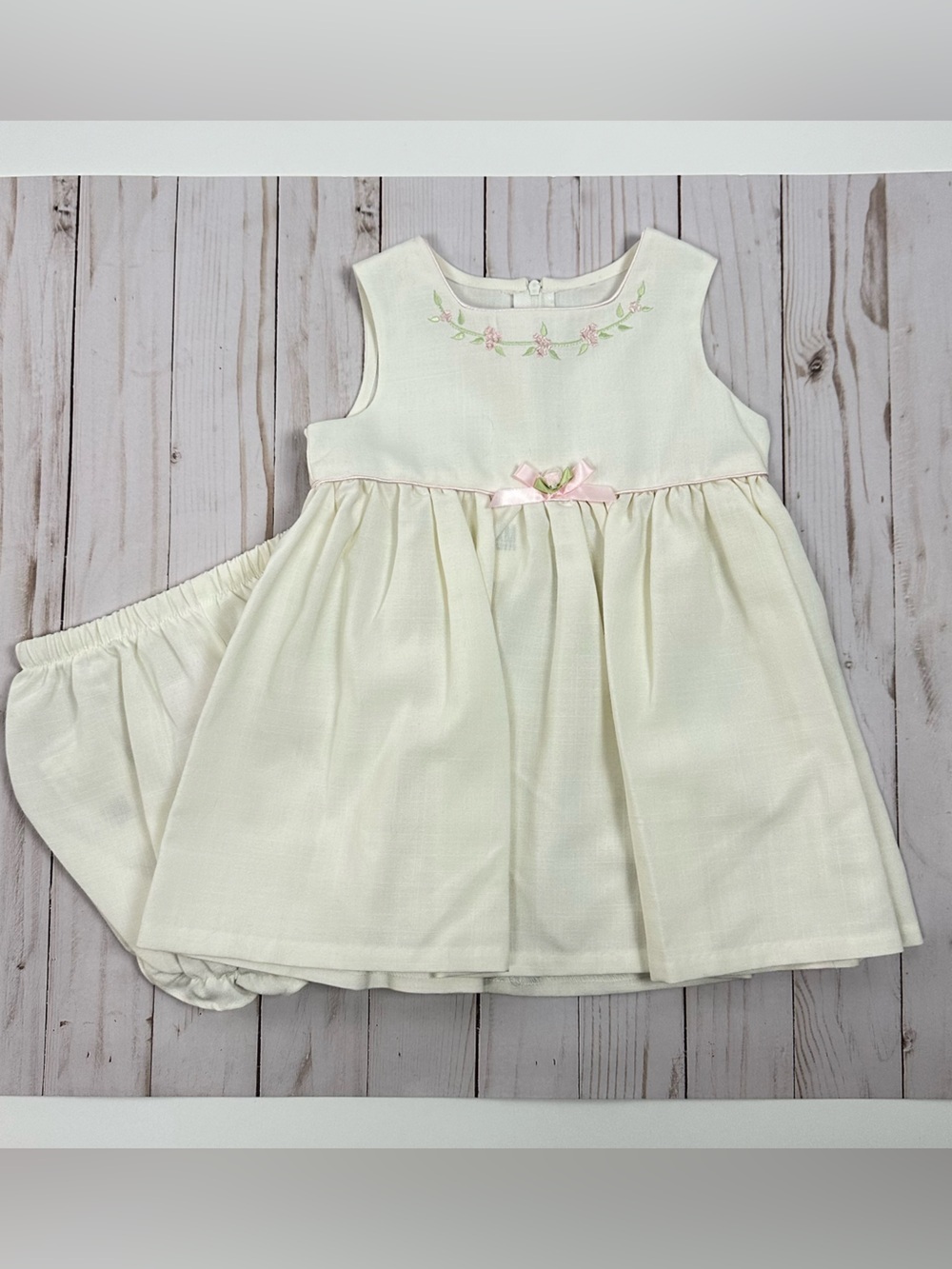 BONNIE BABY NWT vintage white sundress - size 18 month
